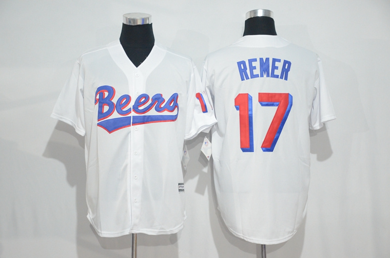 2017 MLB Chicago Cubs #17 Remer white jerseys